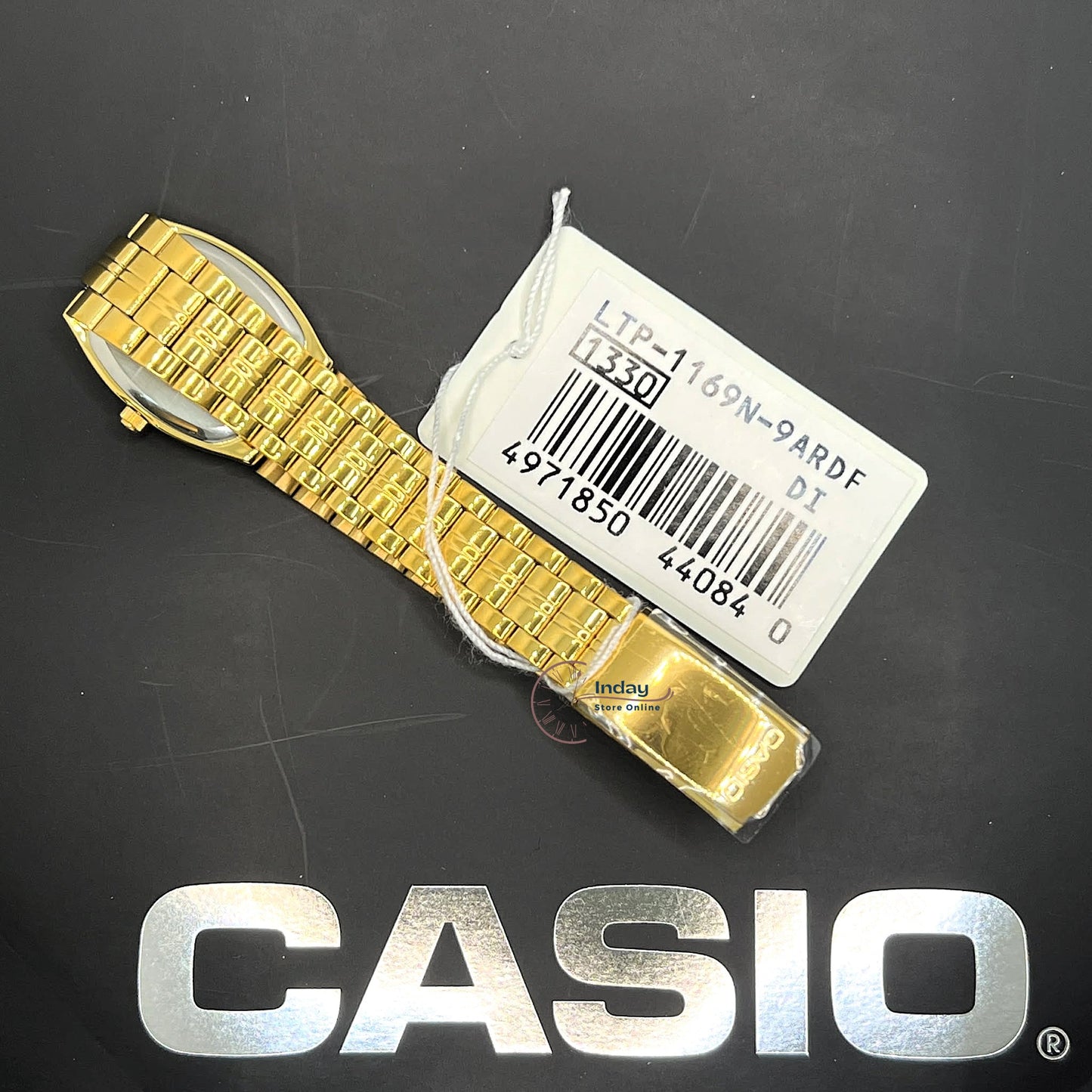 Casio Fashion Women's Watch LTP-1169N-9A Mineral Glass Triple-fold Clasp Stainless Steel Band