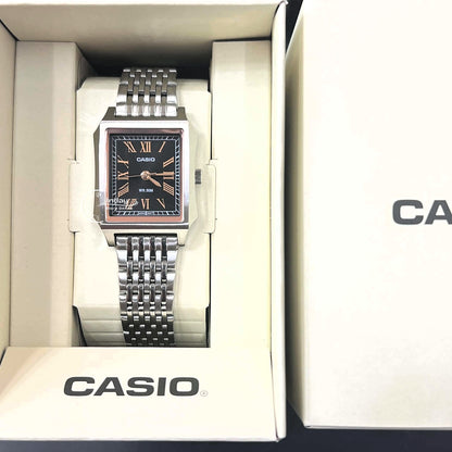 Casio Women's Watch LTP-B190D-1B Mineral Glass Classic Design Stainless Steel Band Adjustable Clasp Battery Life: 3 Years