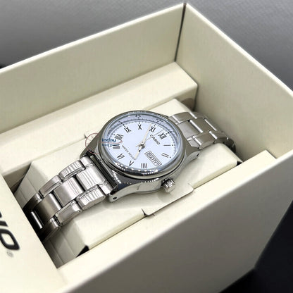Casio Standard Women's Watch LTP-V006D-2B Stainless Steel Band Triple-fold Clasp