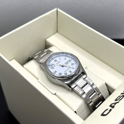 Casio Standard Women's Watch LTP-V006D-2B Stainless Steel Band Triple-fold Clasp