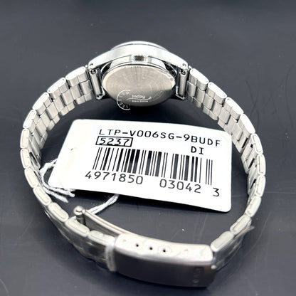 Casio Standard Women's Watch LTP-V006SG-9B Two Tone Stainless Strap Mineral Glass