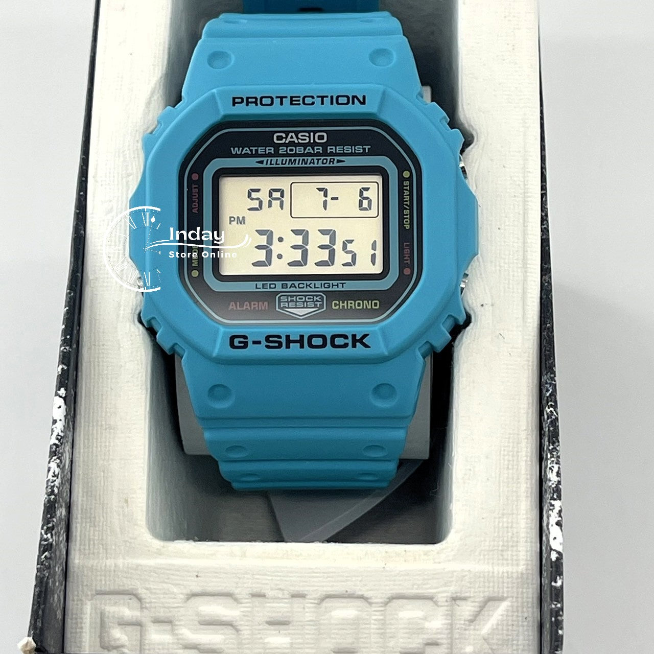 Casio G-Shock Men's Watch DW-5600EP-2D Shock Resistant Mineral Glass Battery Life: 5 years