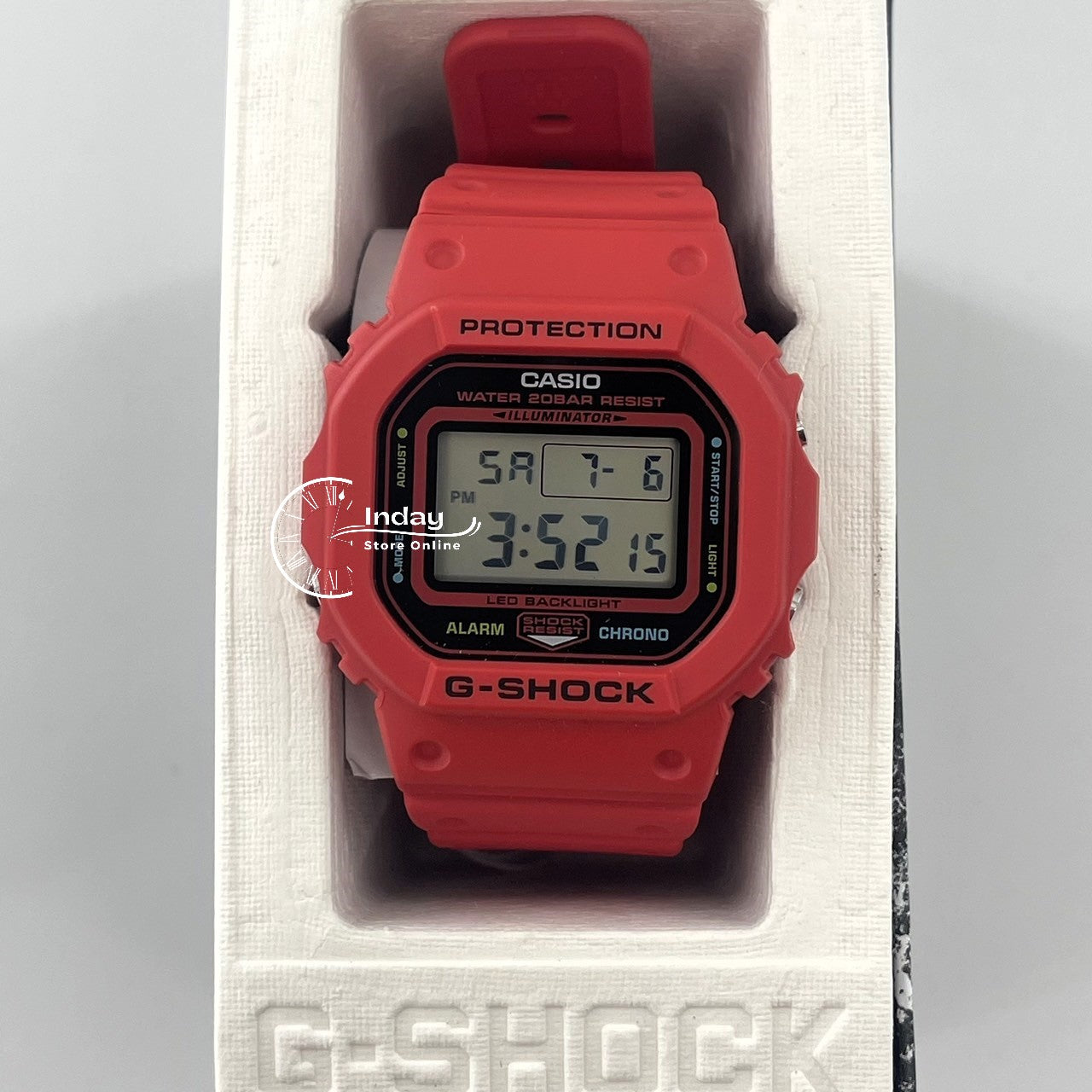 Casio G-Shock Men's Watch DW-5600EP-4 Shock Resistant Mineral Glass Battery Life: 5 years