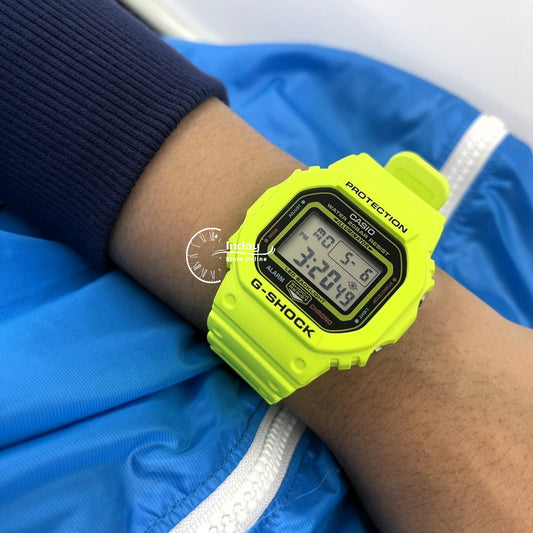 Casio G-Shock Men's Watch DW-5600EP-9D Shock Resistant Mineral Glass Battery Life: 5 years