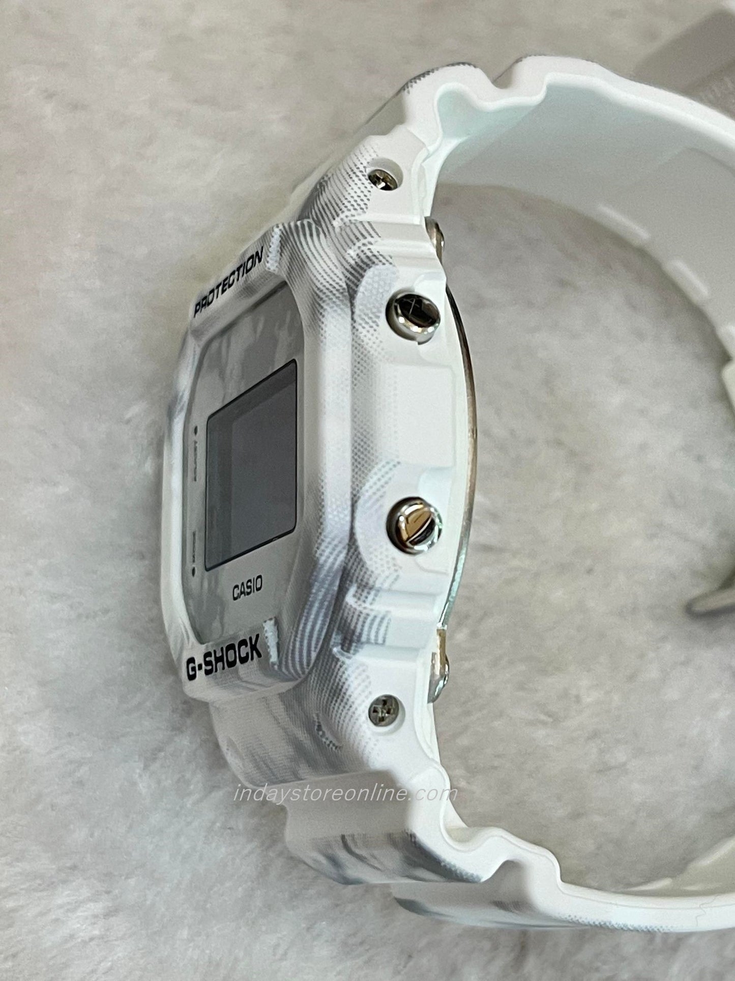 Casio G-Shock Men's Watch DW-5600GC-7 Digital Snowflakes 5600 Series Camouflage Resin Band Shock Resistant