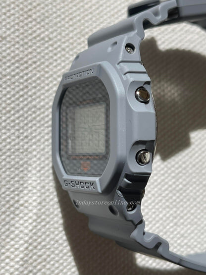 Casio G-Shock Men's Watch DW-5600MNT-8 Digital 5600 Series Muic Night Tokyo Light Gray Color Shock Resistant Mineral Glass