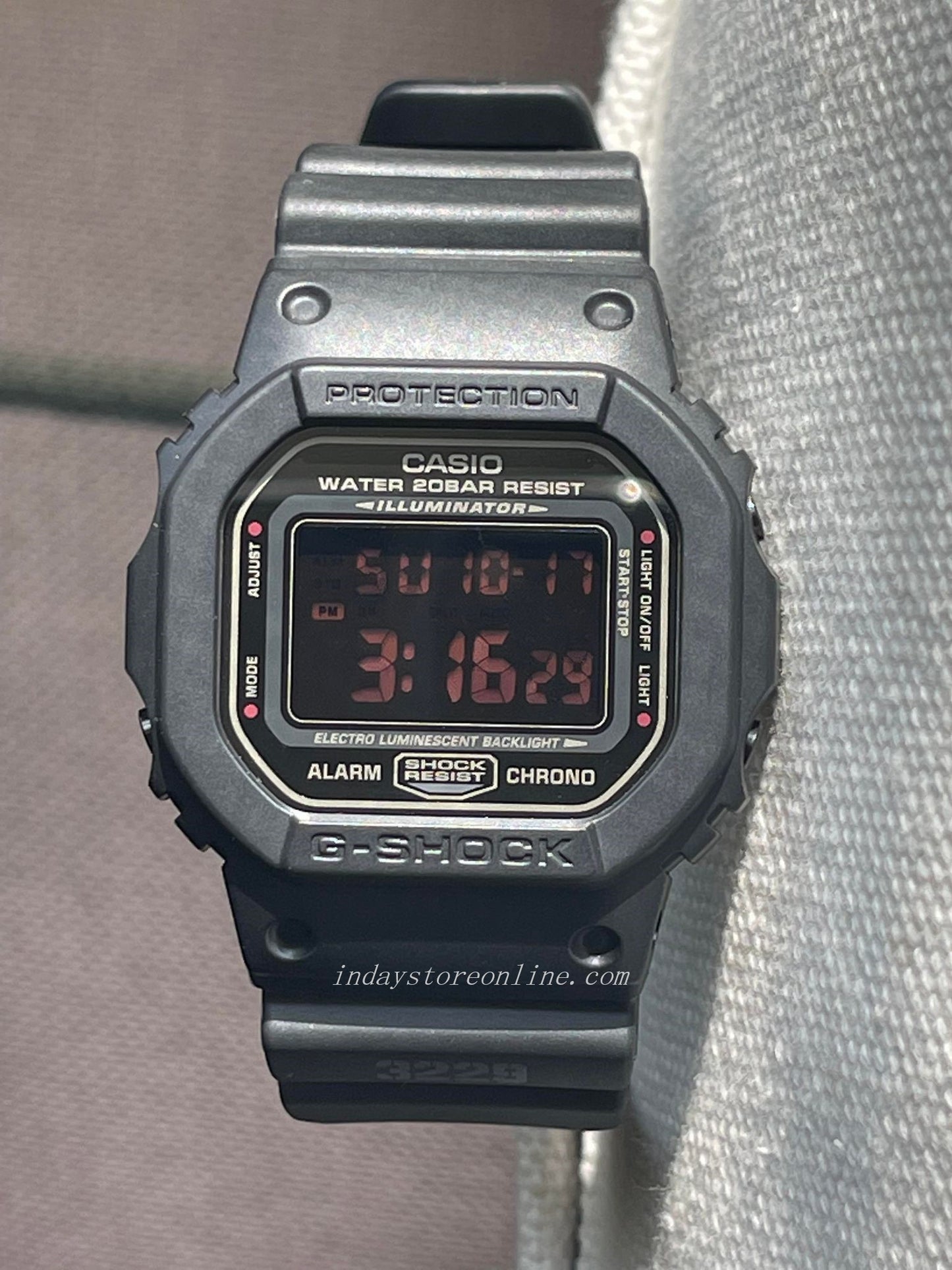 Casio G-Shock Men's Watch DW-5600MS-1D Digital Shock Resistant Mineral Glass