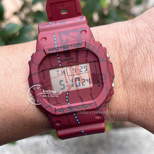 Casio G-Shock Men's Watch DW-5600SBY-4 Digital 5600 Series Retro Street Treasure Hunt Watches