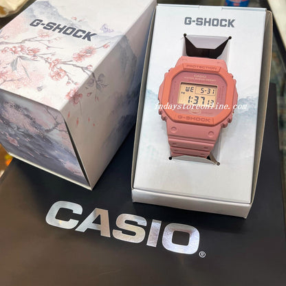Casio G-Shock Men's Watch DW-5610SL-4A4 Digital 5600 Series Garden Pink Hues Look