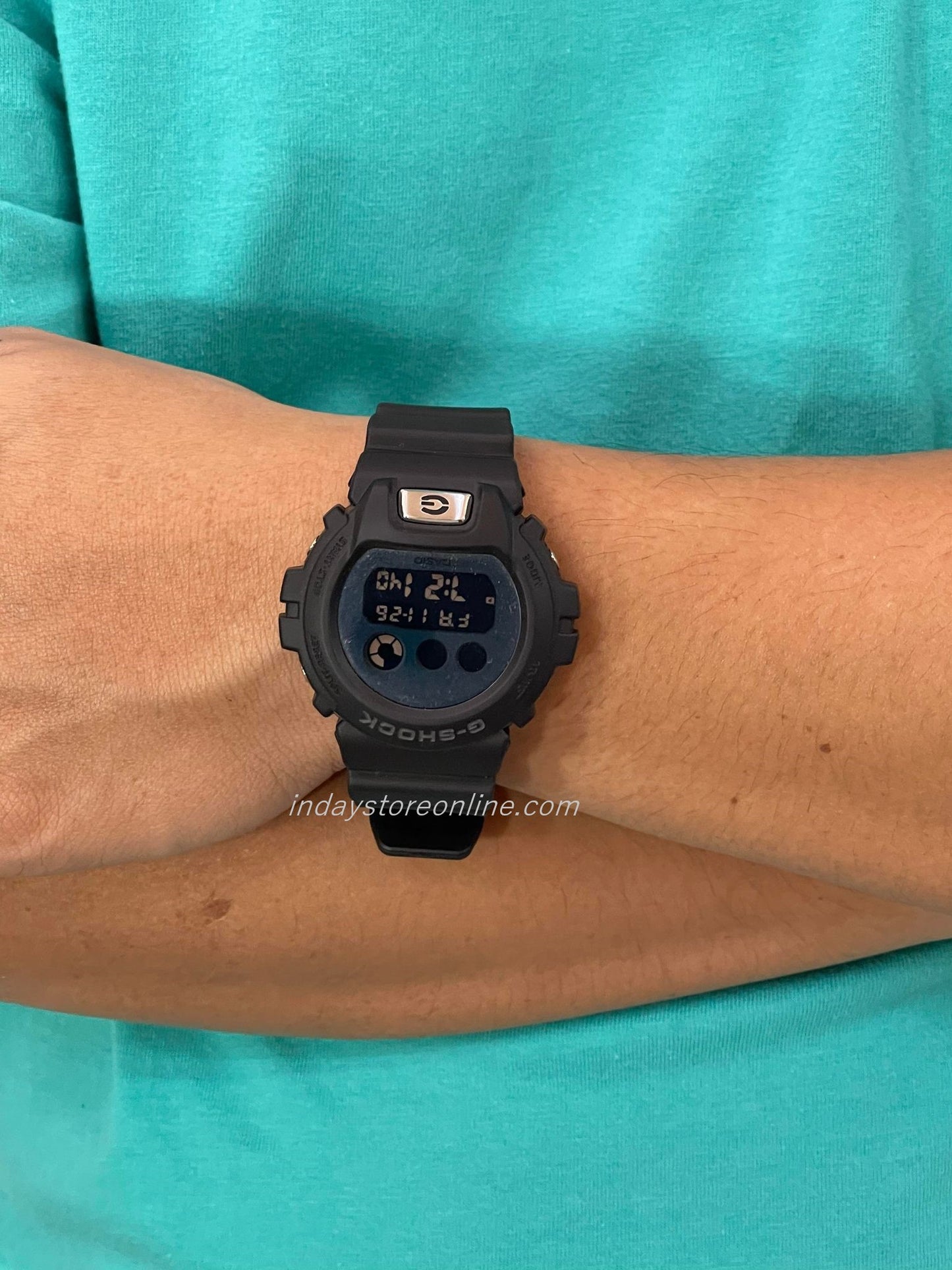 Casio G-Shock Men's Watch DW-6900MMA-2 Digital 6900 Series Resin Band Shock Resistant Mineral Glass