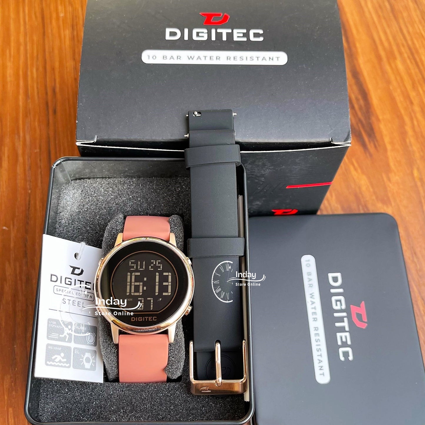 Digitec Women's Watch DGS-7126T-10 Standard Digital +Extra Strap