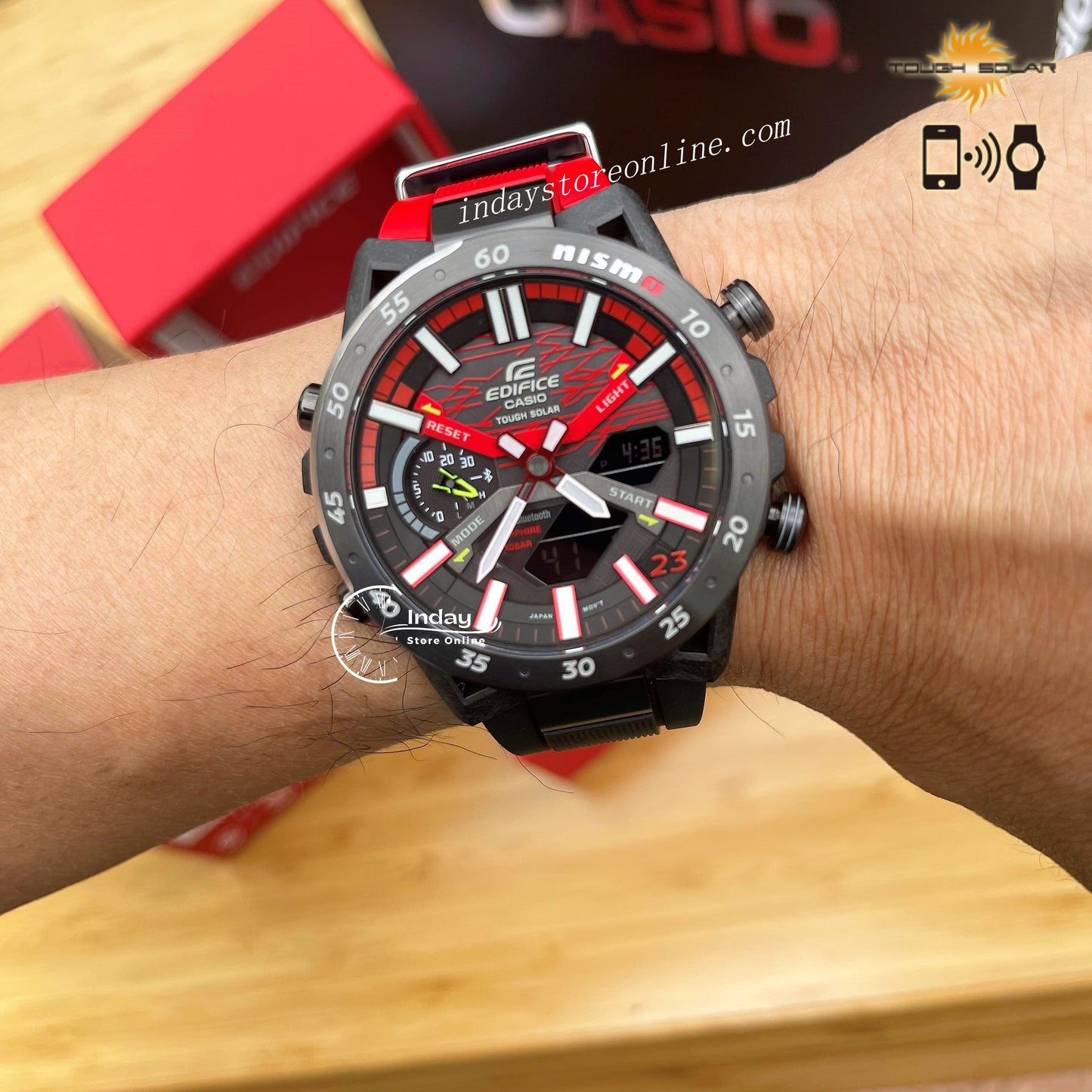 Casio Edifice Men's Watch ECB-2000NIS-1A Edifice Sospensione Tough Solar Mobile link Bluetooth Limited Model