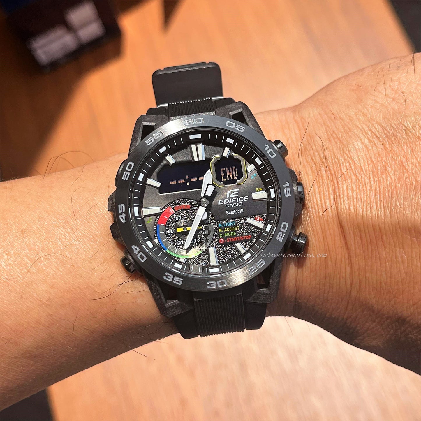 Casio Edifice Men's Watch ECB-40MP-1A Edifice Sospensione Mobile link Bluetooth