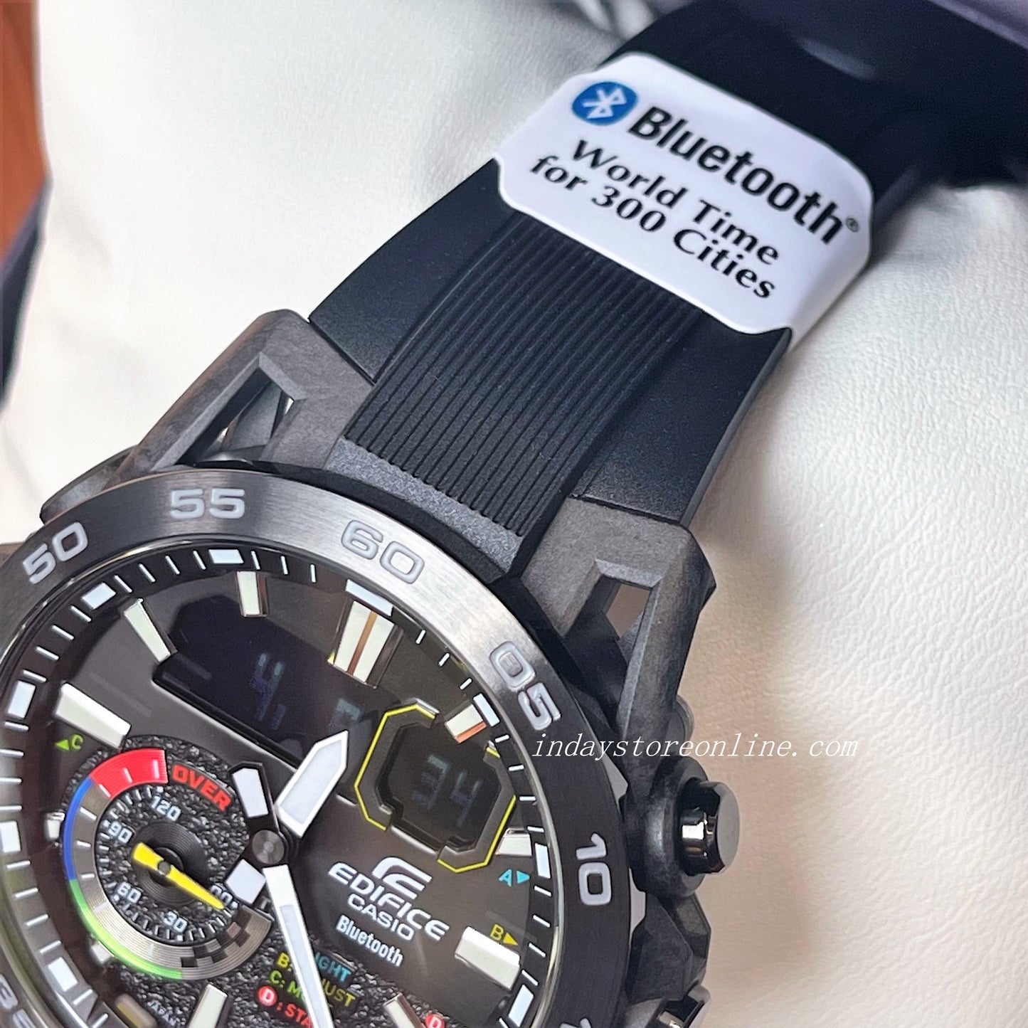 Casio Edifice Men's Watch ECB-40MP-1A Edifice Sospensione Mobile link Bluetooth