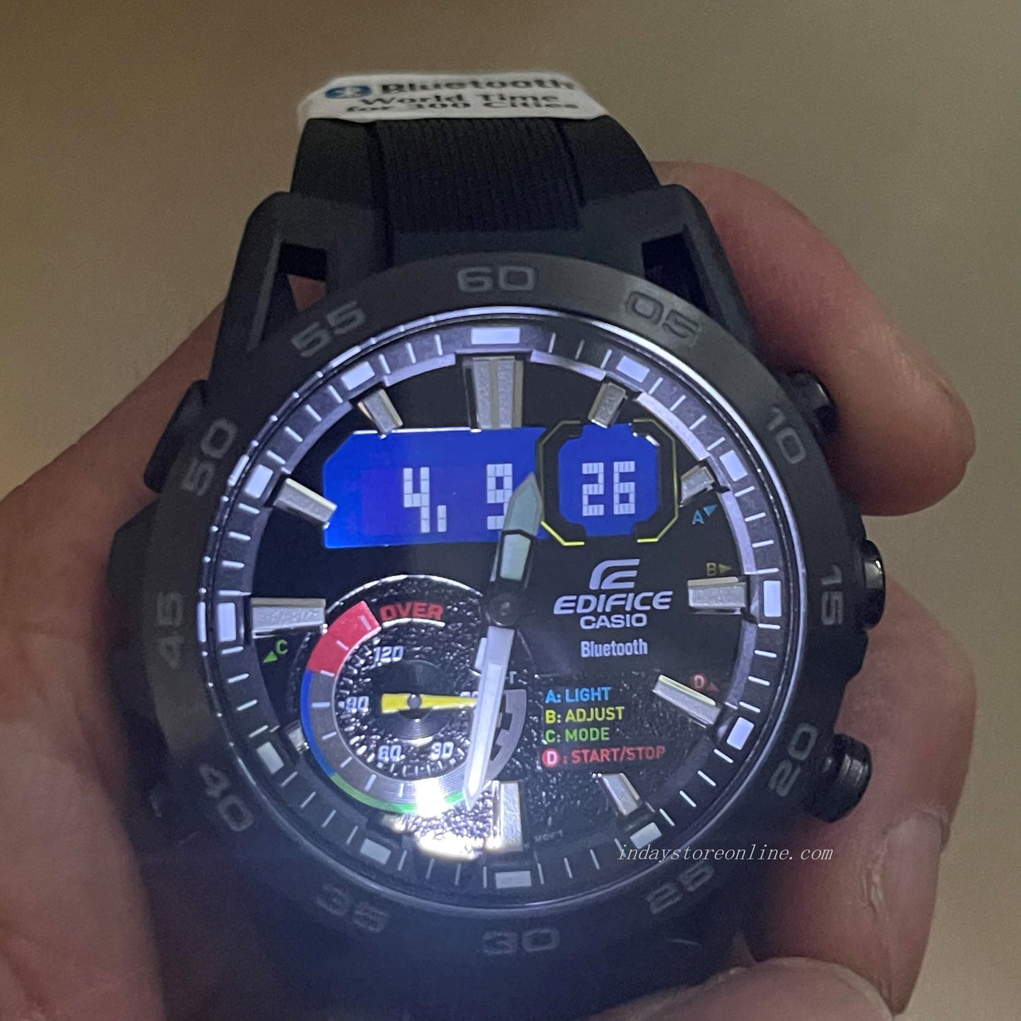 Casio Edifice Men's Watch ECB-40MP-1A Edifice Sospensione Mobile link Bluetooth