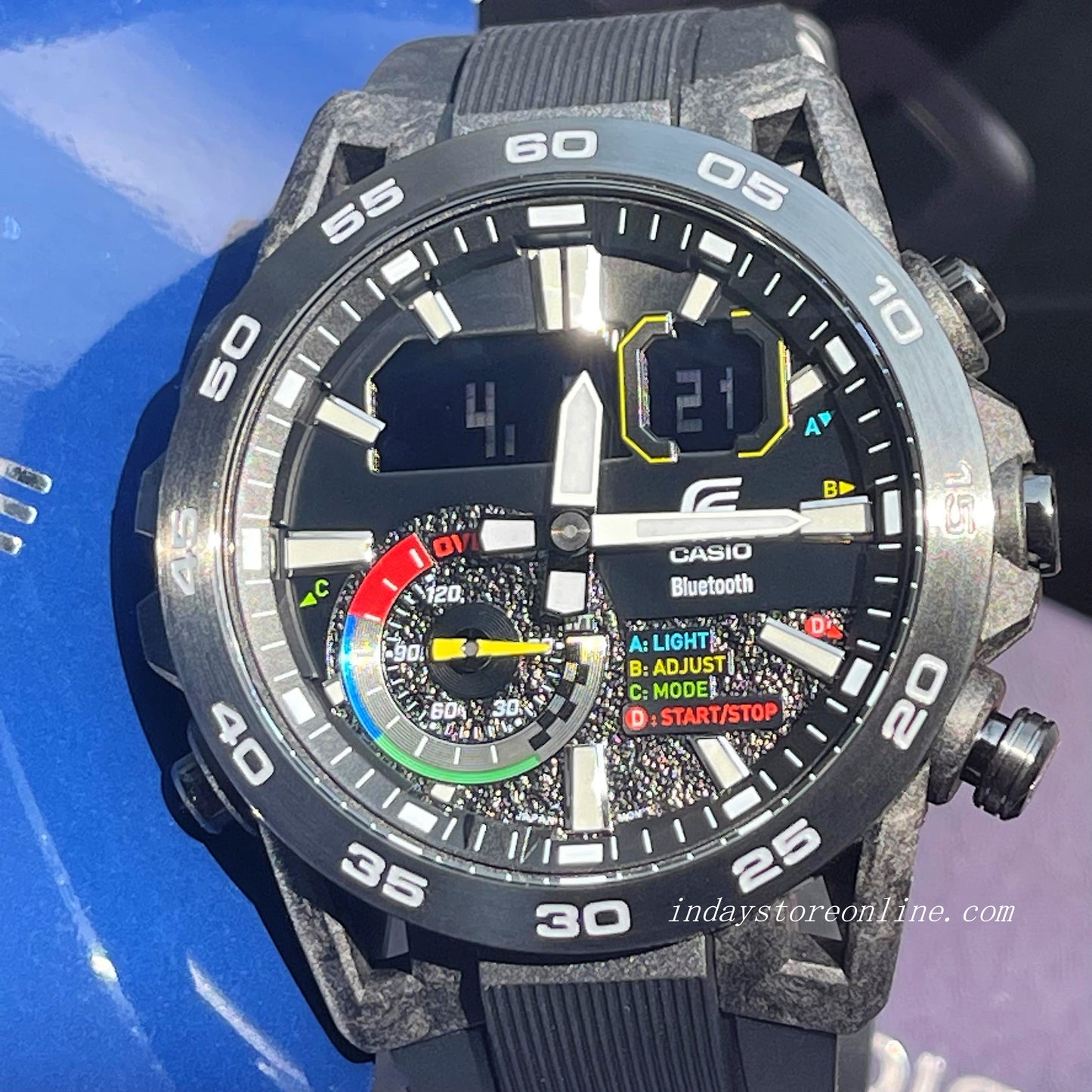 Casio Edifice Men's Watch ECB-40MP-1A Edifice Sospensione Mobile link Bluetooth
