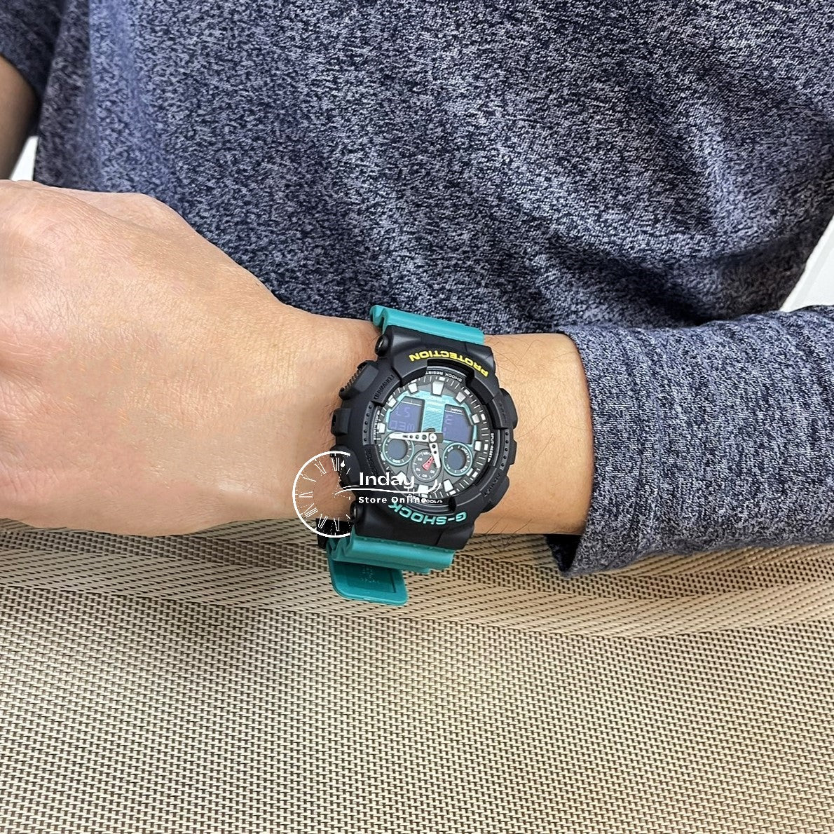 Casio G-Shock Men's Watch GA-100MT-1A3 Analog-Digital Shock Resistant Magnetic Resistant Mineral Glass