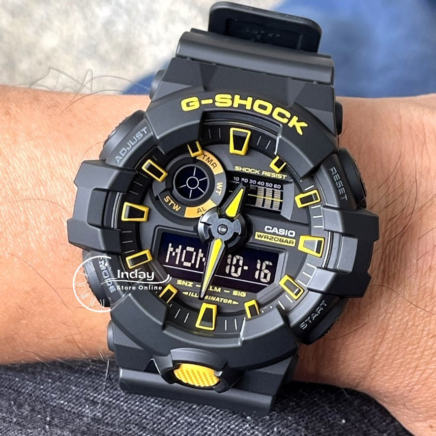 Casio G-Shock Men's Watch GA-700CY-1A Analog-Digital GA-700 Series New Release Sports Watch