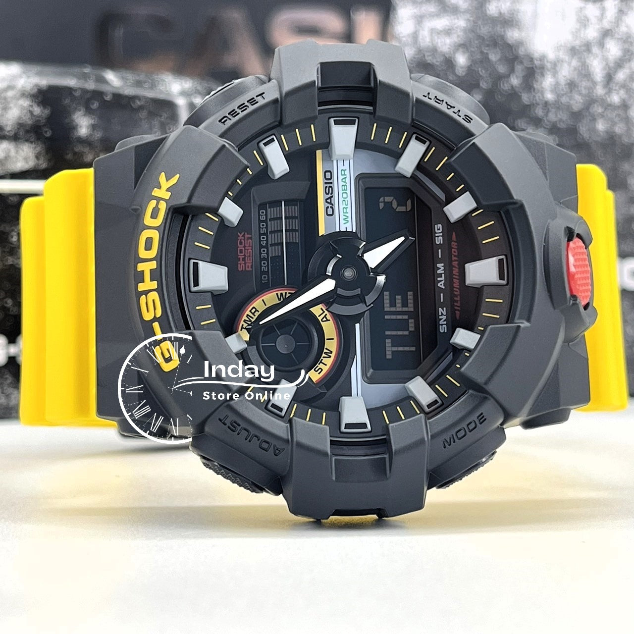 Casio G-Shock Men's Watch GA-700MT-1A9 Analog-Digital Shock Resistant Resin Band Mineral Glass