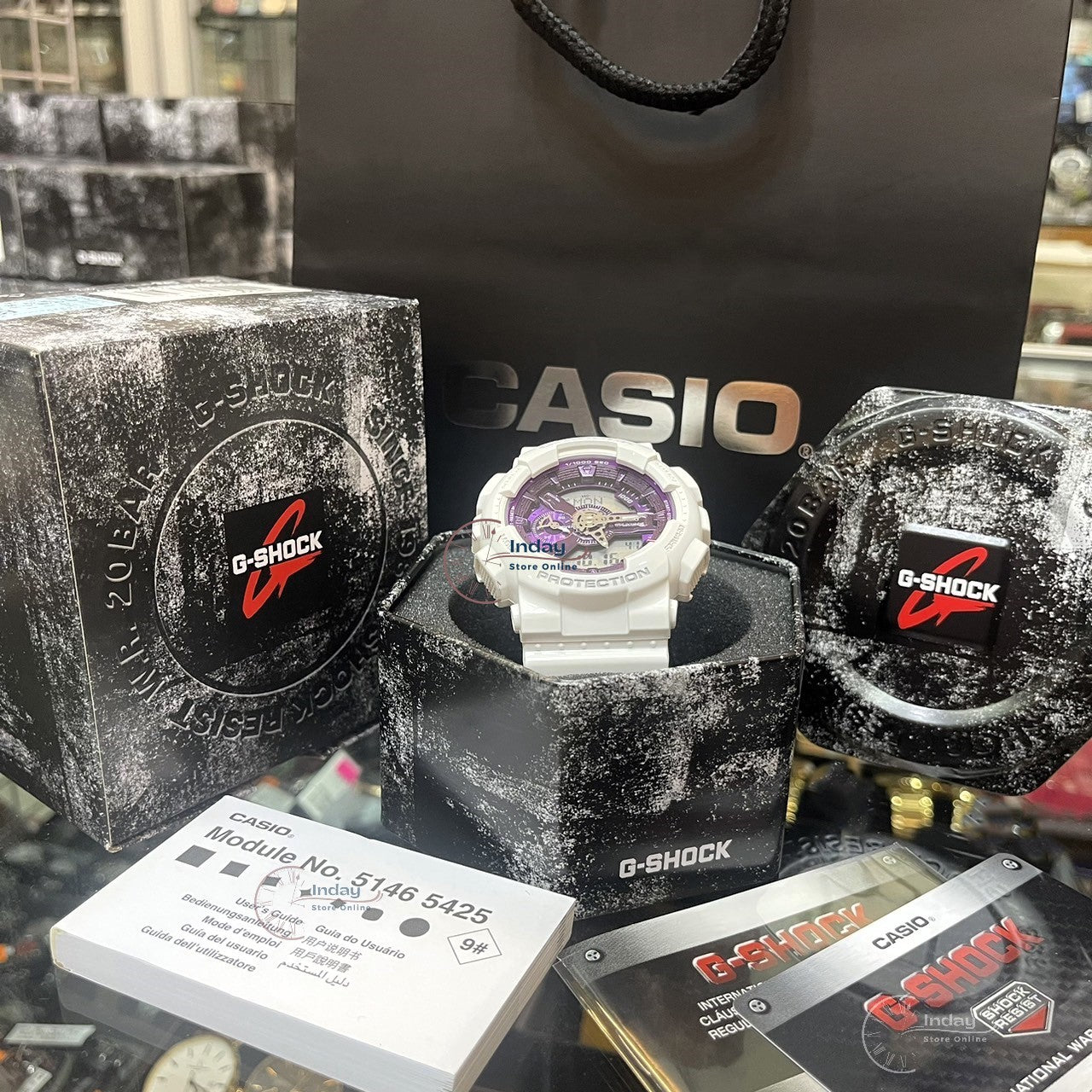 Casio G-Shock Men's Watch GA-110WS-7A Analog-Digital 110 Series Seasonal Collection 2023 Magnetic Resistant