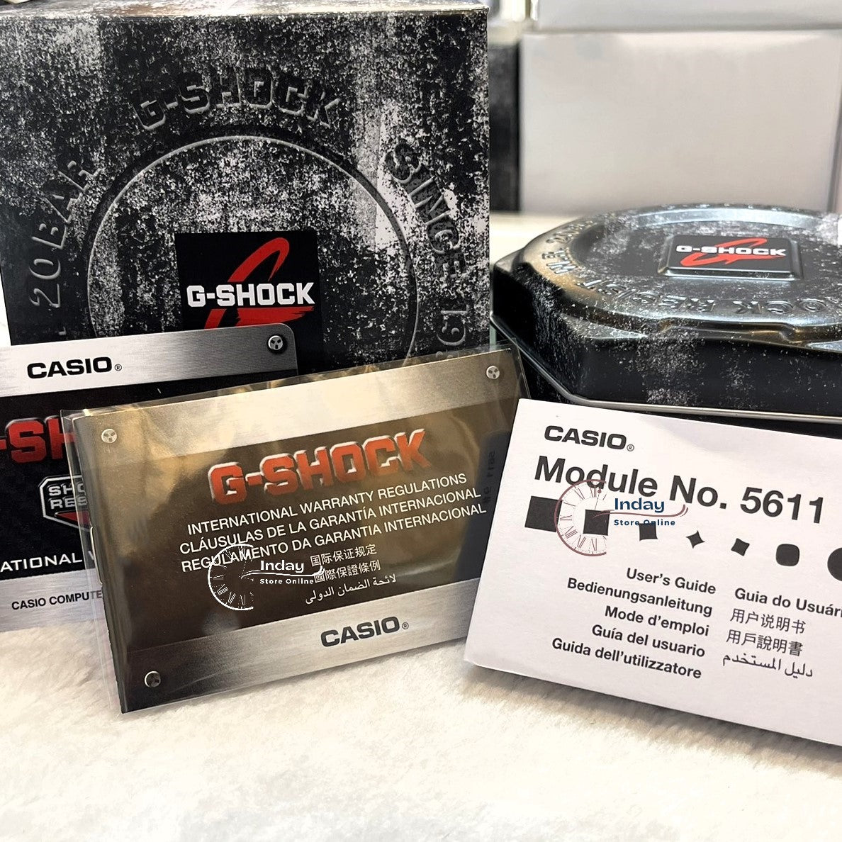 G shock sale warranty card