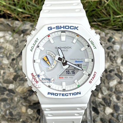 Casio G-Shock Unisex Watch GA-B2100FC-7A Analog-Digital 2100 Series New Arrival Carbon Core Guard Structure Tough Solar (Solar powered)