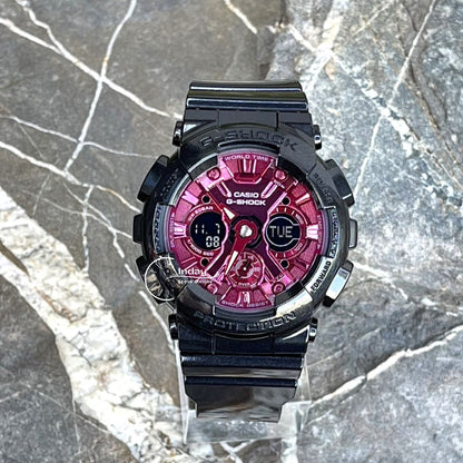 Casio G-Shock Women's Watch GMA-S120RB-1A Analog-Digital Shock Resistant Carbon Core Guard Structure