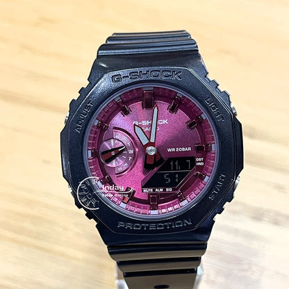 Casio G-Shock Women's Watch GMA-S2100RB-1A New Arrival Shock Resistant Carbon Core Guard Structure