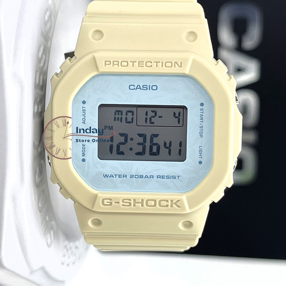 Casio G-Shock Women's Watch GMD-S5600NC-9 Digital Bio-based Resin Band Shock Resistant Mineral Glass