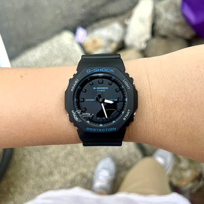 Casio G-Shock Women's Watch GMA-P2100BA-1A Mineral Glass Resin Band Shock Resistant Black Battery Life: 3 Years