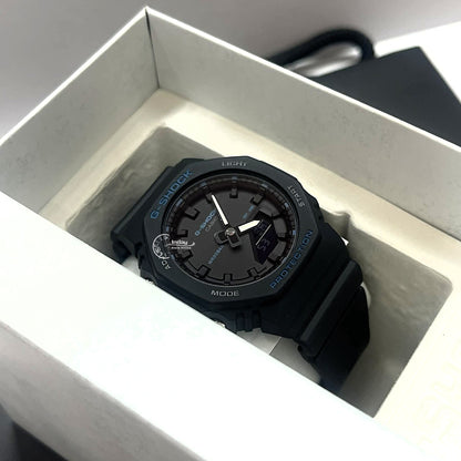 Casio G-Shock Women's Watch GMA-P2100BA-1A Mineral Glass Resin Band Shock Resistant Black Battery Life: 3 Years