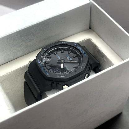 Casio G-Shock Women's Watch GMA-P2100BA-1A Mineral Glass Resin Band Shock Resistant Black Battery Life: 3 Years