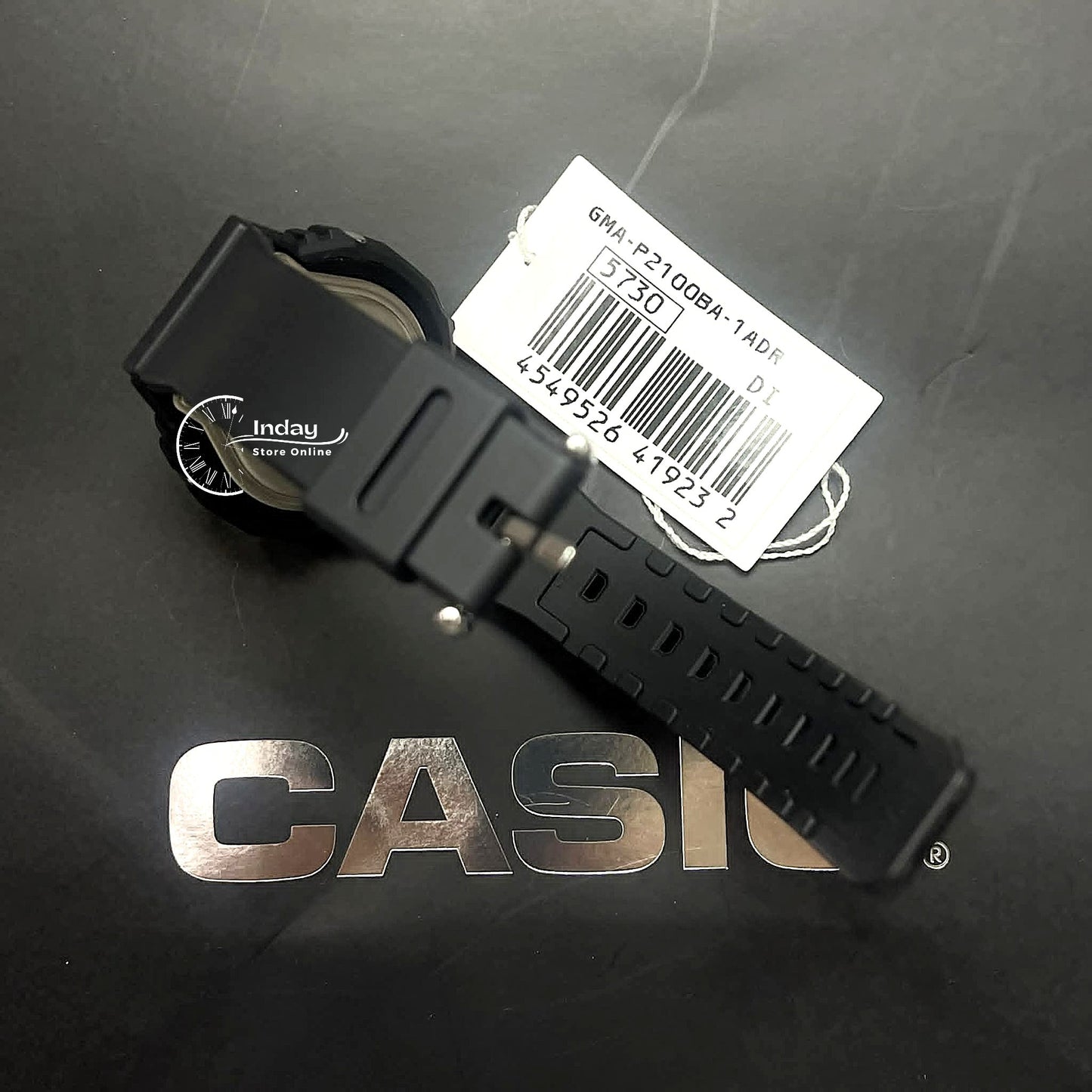Casio G-Shock Women's Watch GMA-P2100BA-1A Mineral Glass Resin Band Shock Resistant Black Battery Life: 3 Years