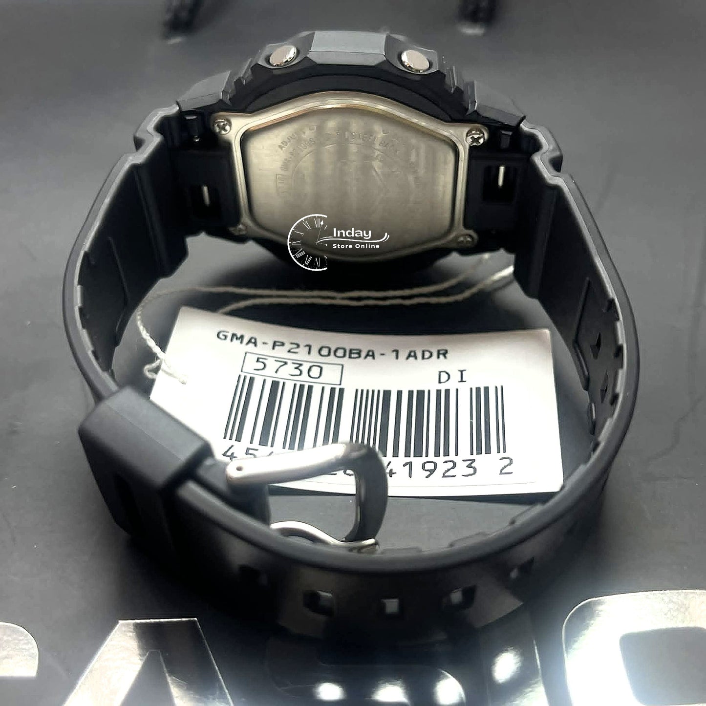 Casio G-Shock Women's Watch GMA-P2100BA-1A Mineral Glass Resin Band Shock Resistant Black Battery Life: 3 Years