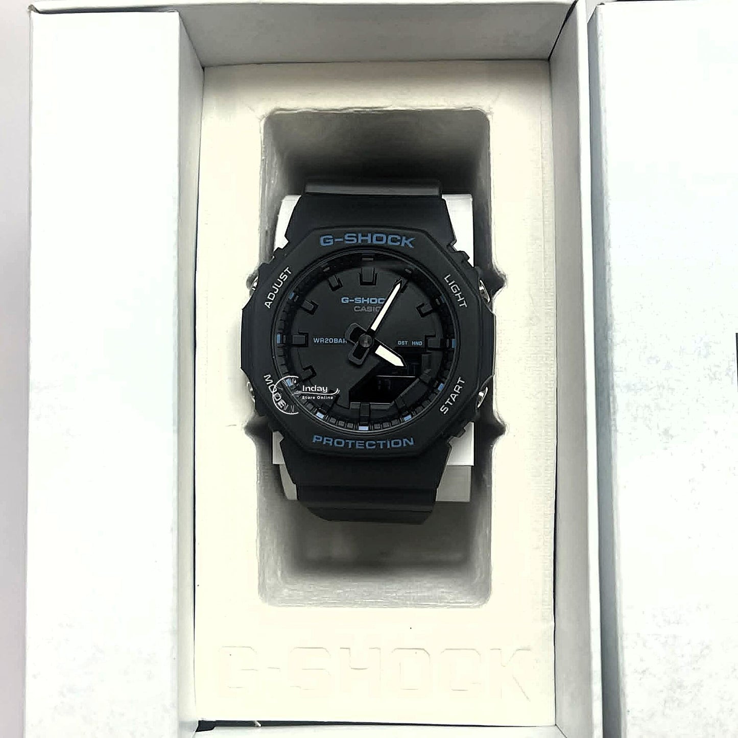 Casio G-Shock Women's Watch GMA-P2100BA-1A Mineral Glass Resin Band Shock Resistant Black Battery Life: 3 Years