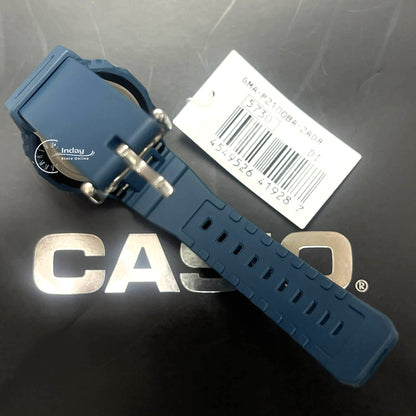 Casio G-Shock Women's Watch GMA-P2100BA-2A Mineral Glass Resin band Shock Resistant Marine Blue Battery Life: 3 Years