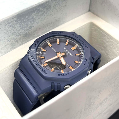 Casio G-Shock Women's Watch GMA-P2100M-2A Slim Analog-Digital Shock Resistant Matte Blue