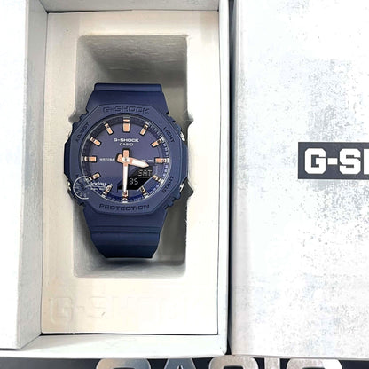 Casio G-Shock Women's Watch GMA-P2100M-2A Slim Analog-Digital Shock Resistant Matte Blue