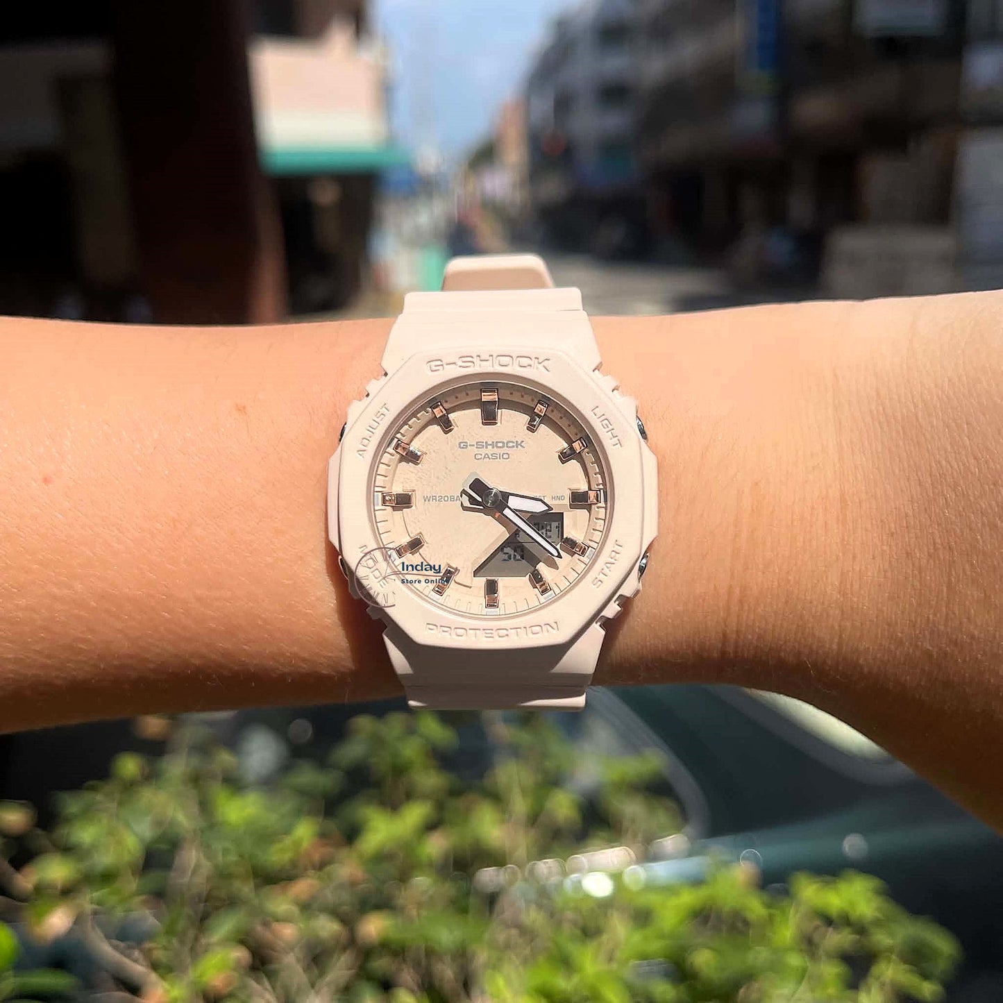 Casio G-Shock Women's Watch GMA-P2100M-4A Mineral Glass Shock Resistant