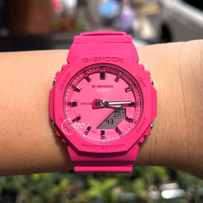 Casio G-Shock Women's Watch GMA-P2100PP-4A Resin Band Mineral Glass Shock Resistant