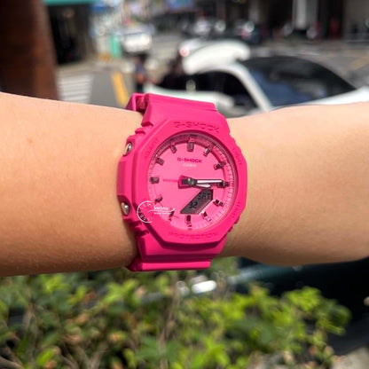 Casio G-Shock Women's Watch GMA-P2100PP-4A Resin Band Mineral Glass Shock Resistant