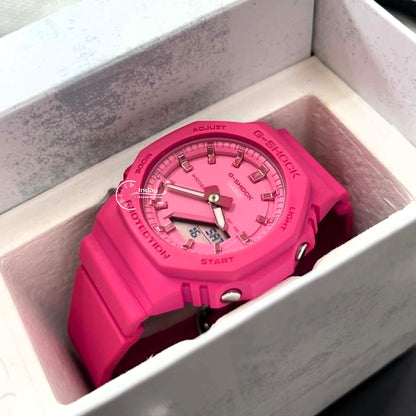 Casio G-Shock Women's Watch GMA-P2100PP-4A Resin Band Mineral Glass Shock Resistant