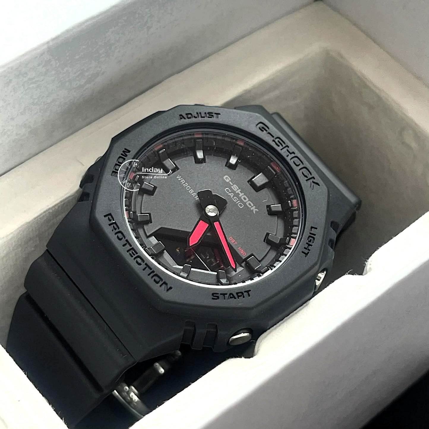 Casio G-Shock Women's Watch GMA-P2100SA-1A1 Mineral Glass Shock Resistant Resin Band
