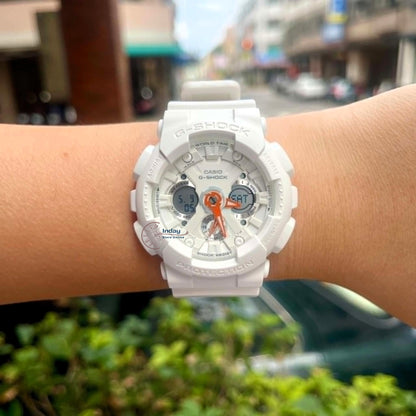 Casio G-Shock Women's Watch GMA-S120SA-7A1 Mineral Glass Shock Resistant Magnetic Resistant