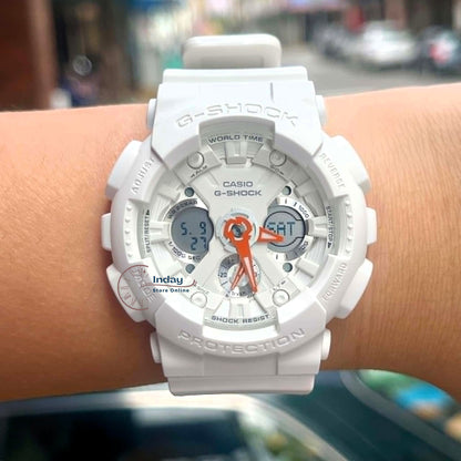 Casio G-Shock Women's Watch GMA-S120SA-7A1 Mineral Glass Shock Resistant Magnetic Resistant