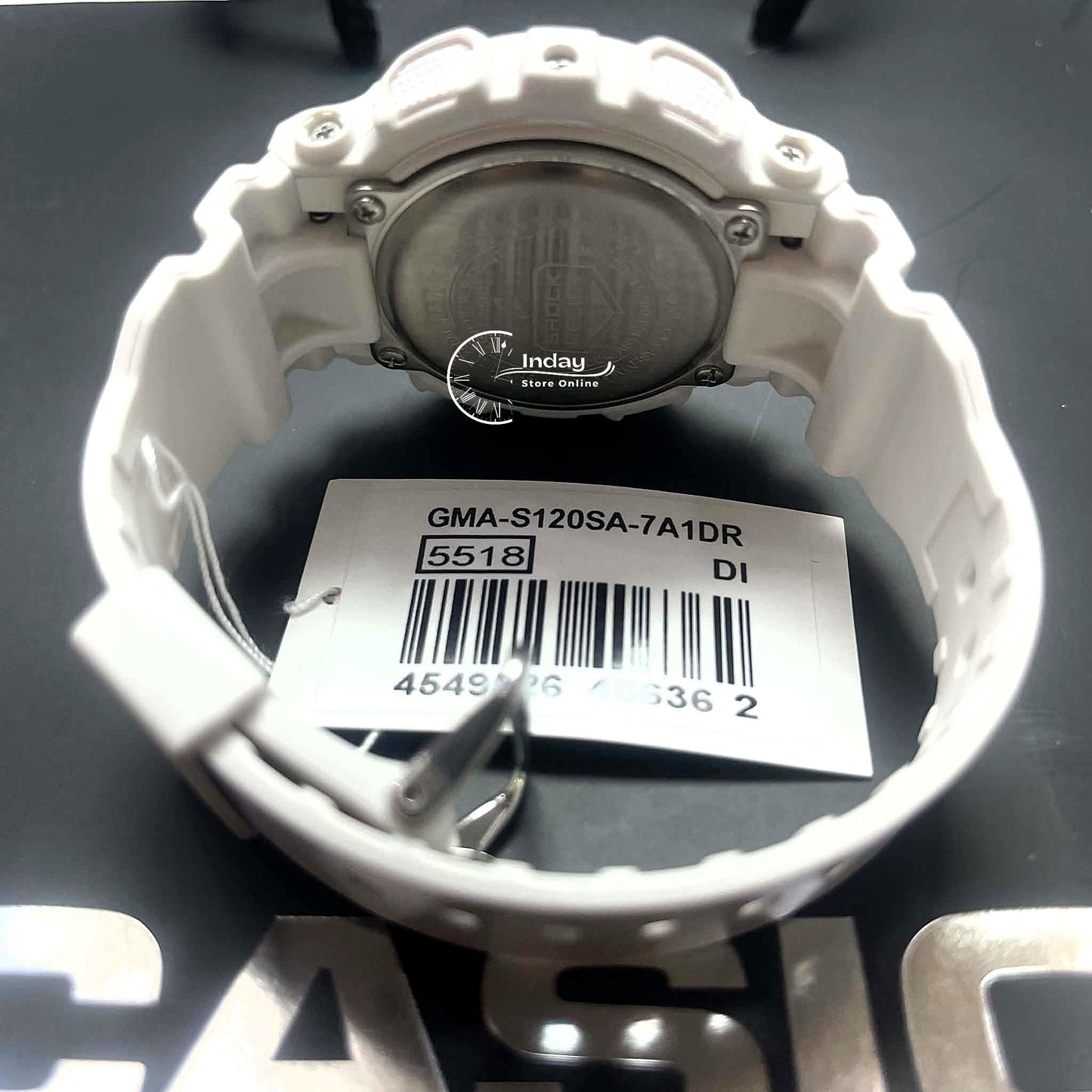 Casio G-Shock Women's Watch GMA-S120SA-7A1 Mineral Glass Shock Resistant Magnetic Resistant