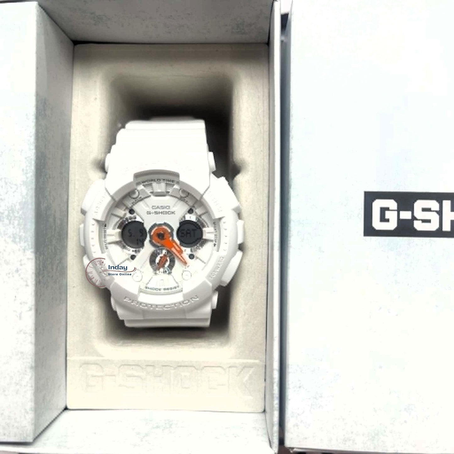 Casio G-Shock Women's Watch GMA-S120SA-7A1 Mineral Glass Shock Resistant Magnetic Resistant