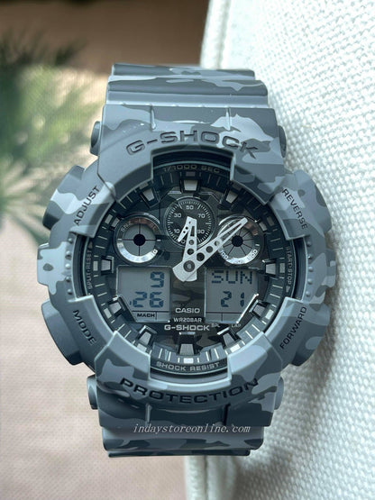 Casio G-Shock Men's Watch GA-100CM-8A Analog-Digital Best Seller Shock Resistant Magnetic Resistant