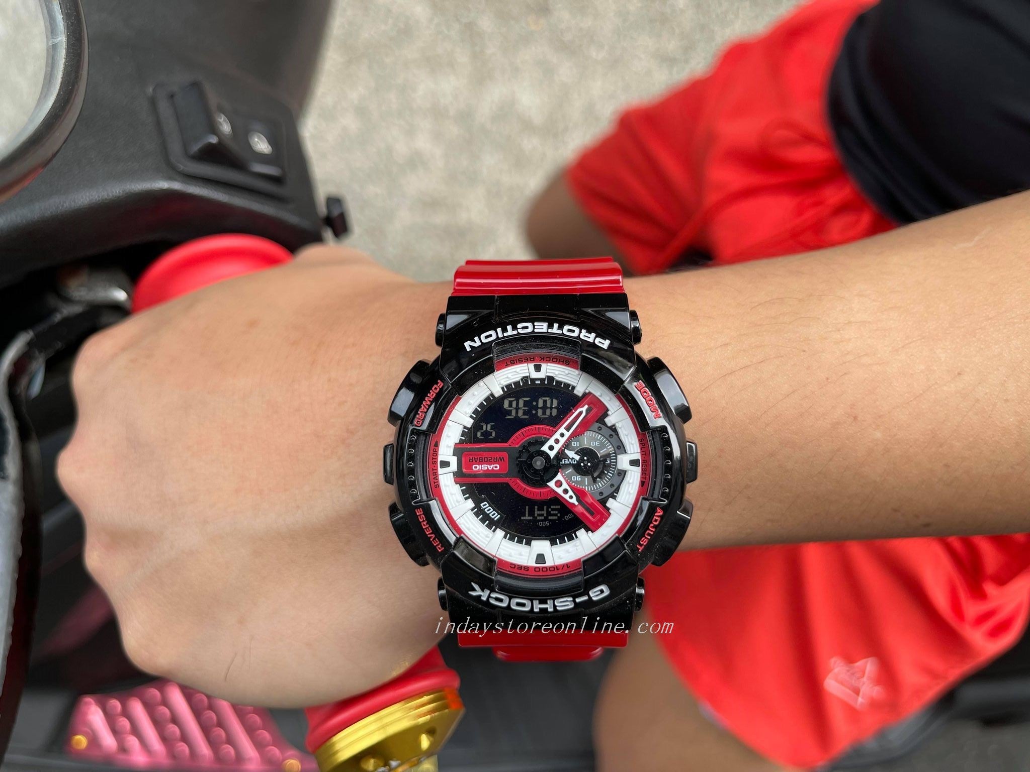 Casio G-Shock Men's Watch GA-110RB-1A Analog-Digital GA-110 Series