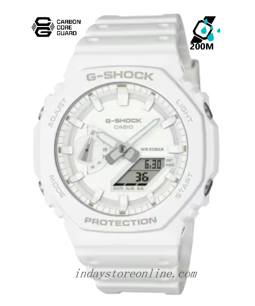 Casio G-Shock Men's Watch GA-2100-7A7 Shock Resistant Carbon Core Guard Structure